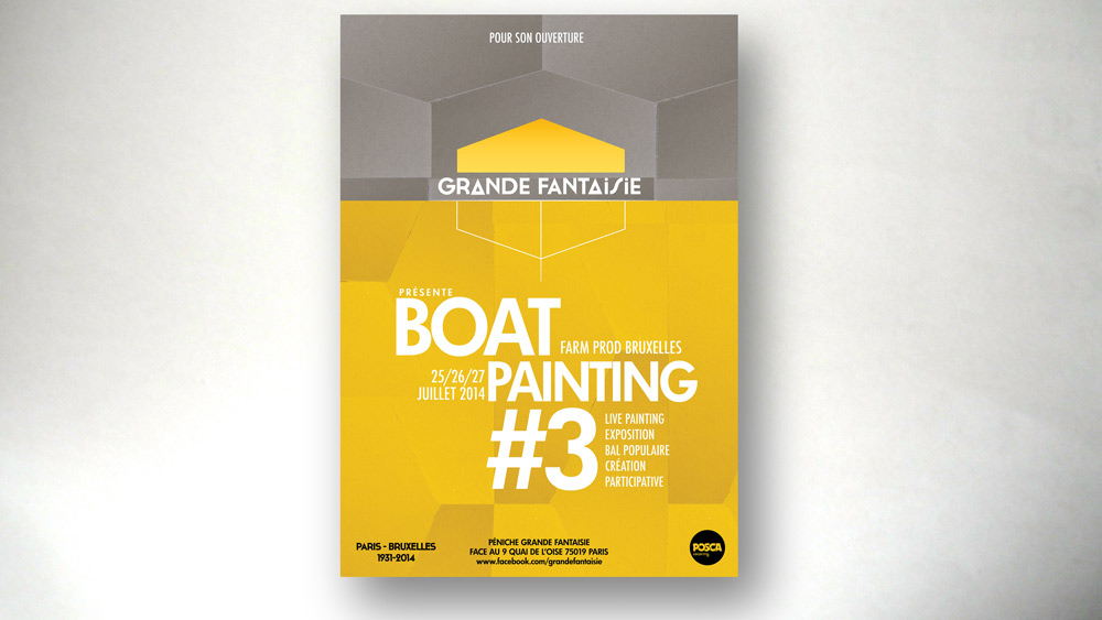 Grande Fantaisie Poster by Scaffold Graphics. Layout, Print and Identity project.
